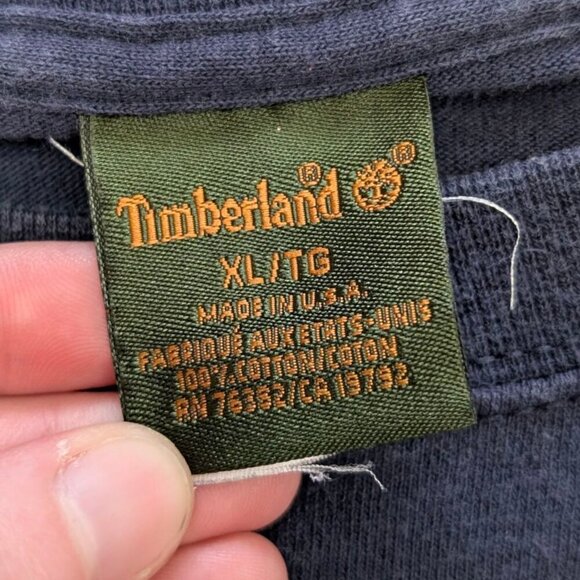 (2/$20) Timberland Blue Long Sleeve Tee - Picture 4 of 5